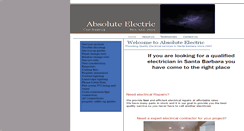 Desktop Screenshot of absoluteelectricsb.com